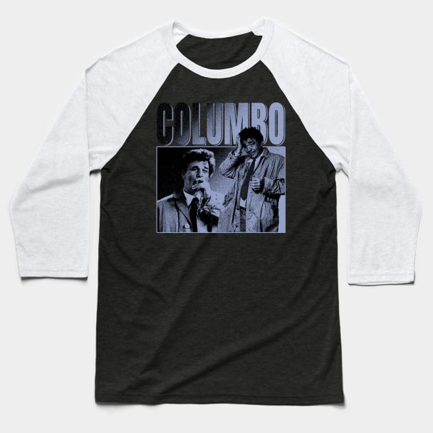 Columbo Baseball T-Shirt by Fewclipclop